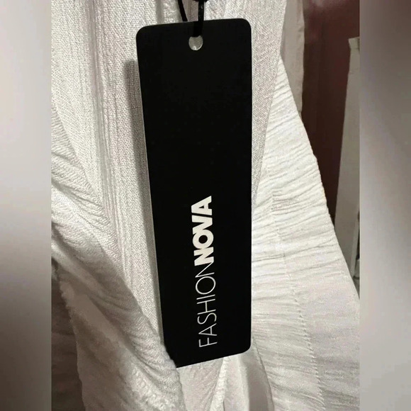 Fashion Nova Breezy Nights Linen Swim Cover Up Pants Womens Sz 2x NWT - Picture 4 of 7